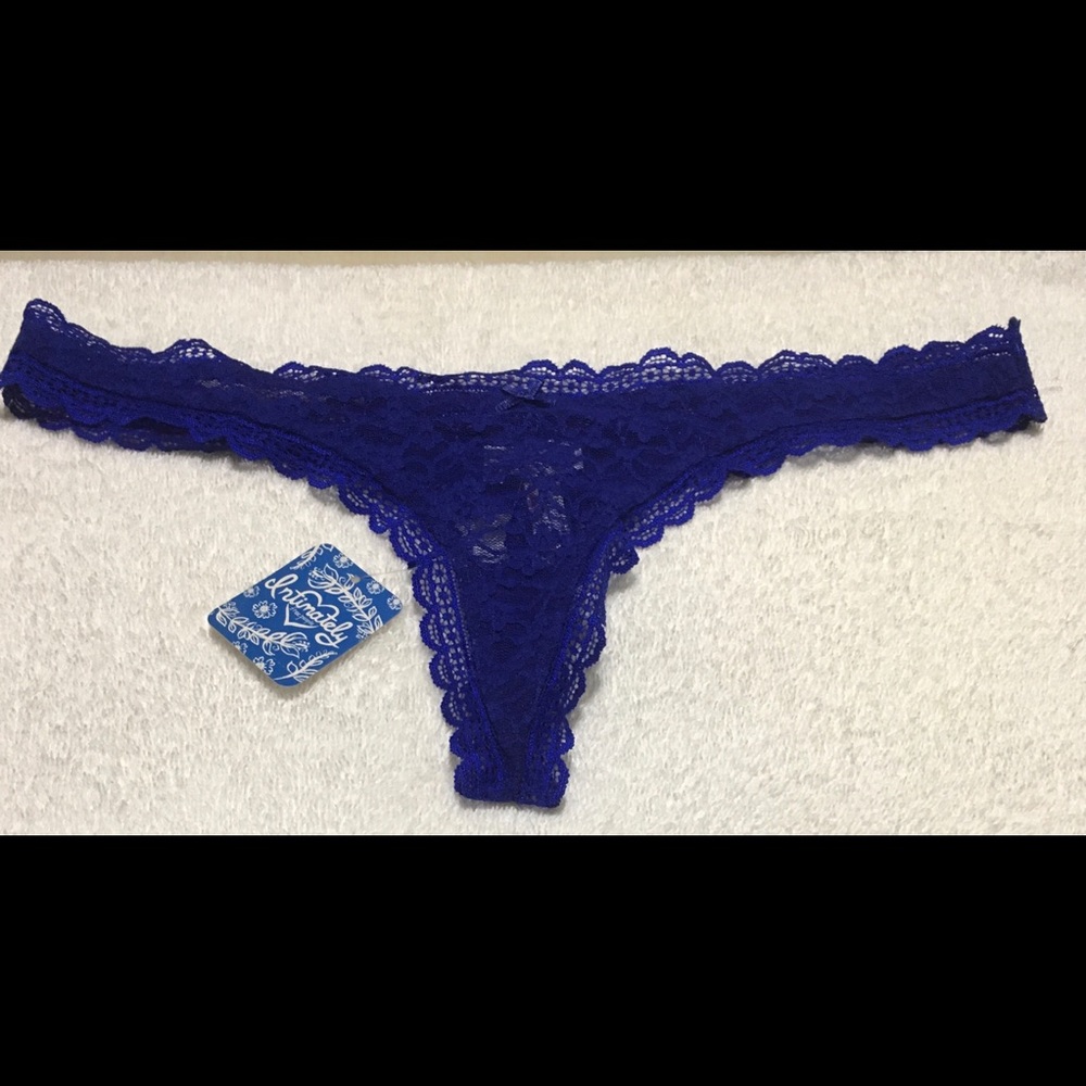 Free People Lace Tanga Thong